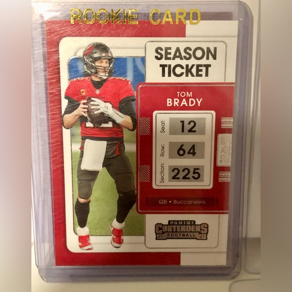 2021 Panini Tom Brady & Buccaneers Card Lot, 11 Cards, Illusion & Contenders - Picture 6 of 16